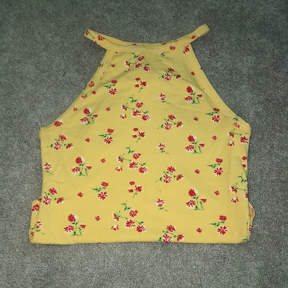 Forever 21 Other - Yellow floral body suit